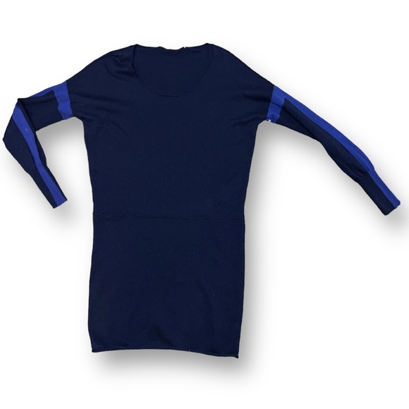 Athleta Blue Colorblock Azalia Sweater Dress #428339 - Picture 6 of 10